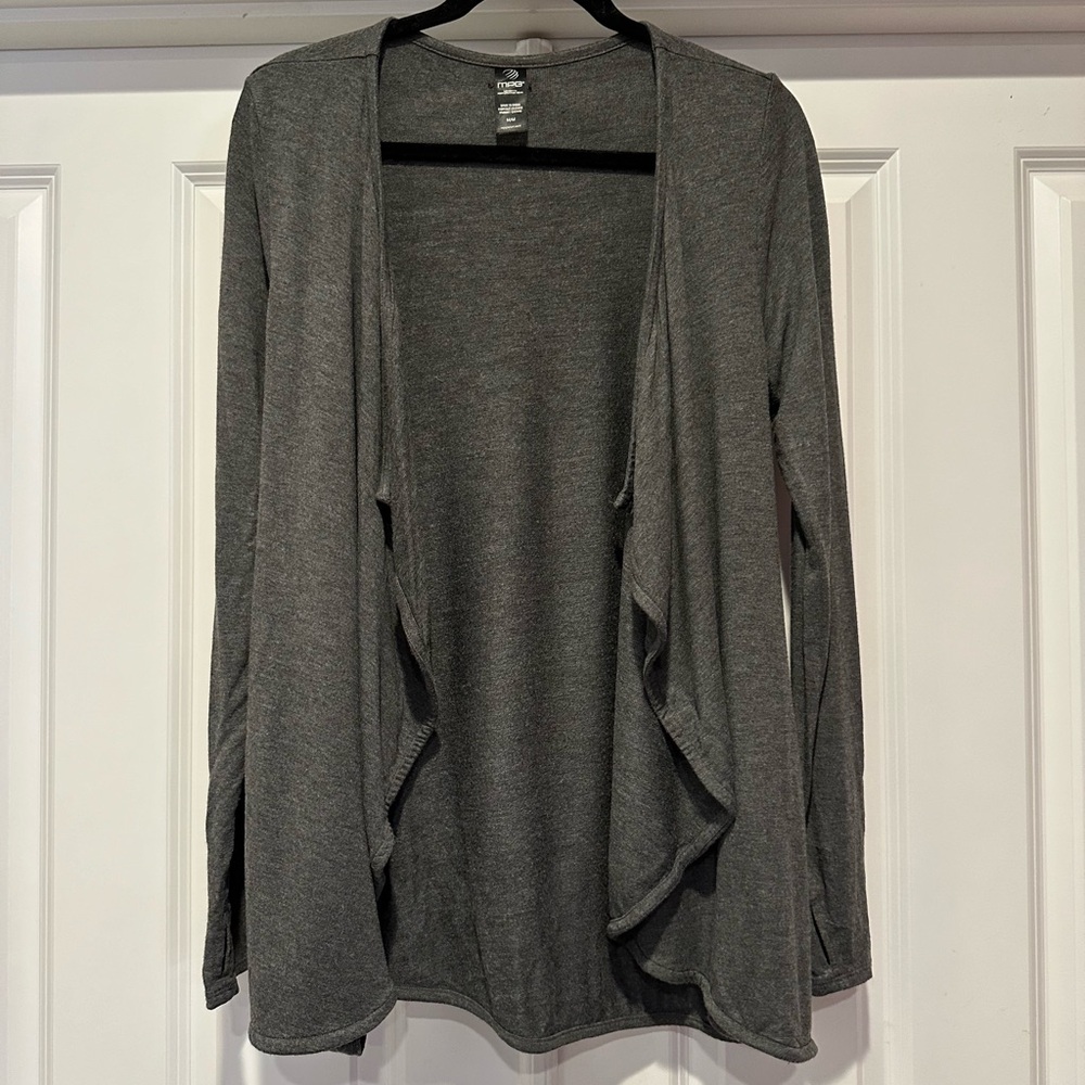 MPG Lightweight Waterfall Cardigan/Jacket/Sweater. Workout wear. Athleisure. M